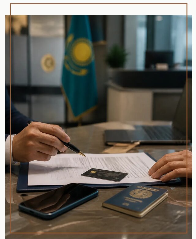 Открытие счета и банковской карты в Казахстане в Павлове